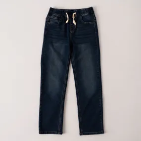 Pull On Knit Denim Pant