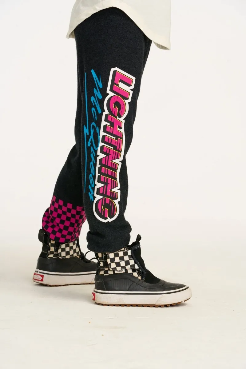 RACE CAR LIGHTNING SWEATPANTS