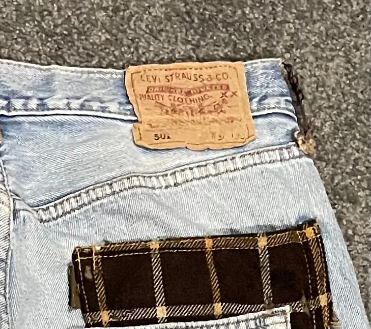 Reworked 501 Levi Jeans  #W137