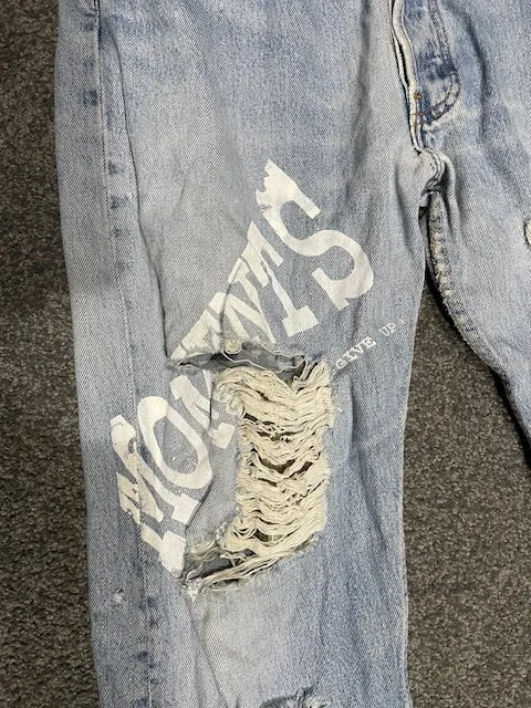 Reworked 501 Levi Jeans  #W137