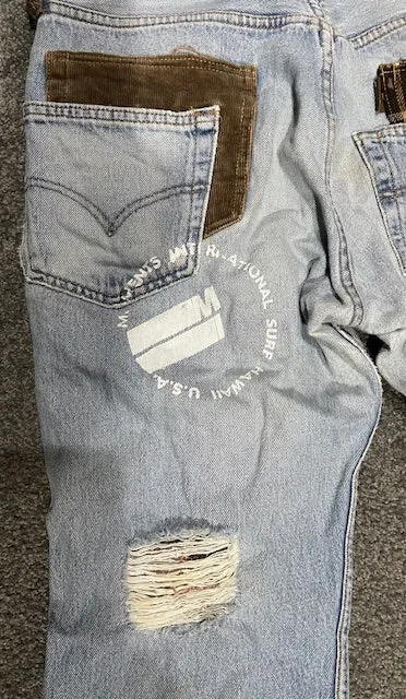 Reworked 501 Levi Jeans  #W137