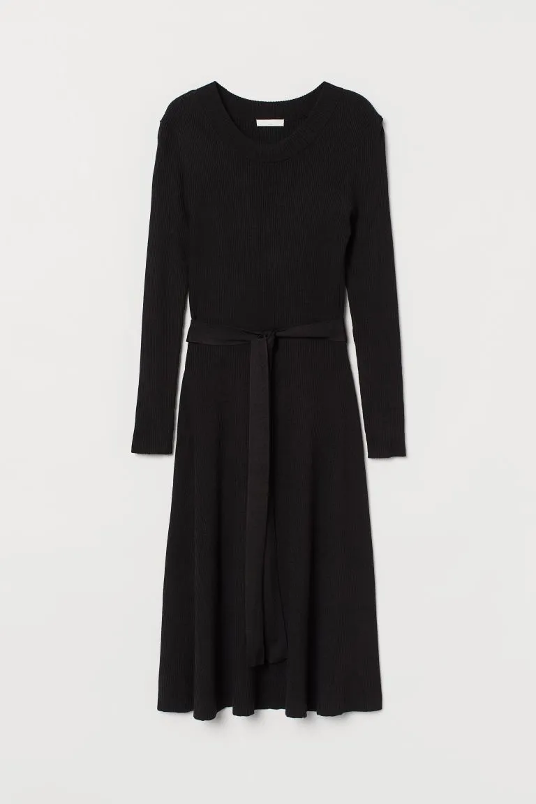 Rib-knit Dress