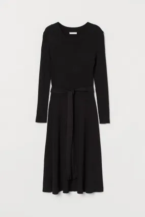Rib-knit Dress