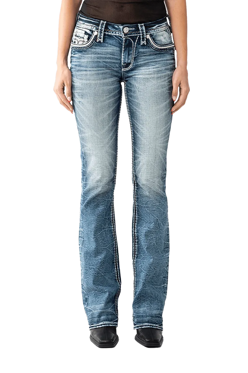 Rock Revival Women's Maisie Boot Cut Jeans