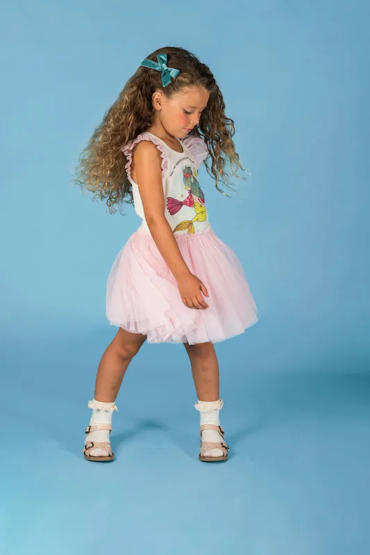 Rock Your Kid Save the Mermaids Singlet Circus Dress