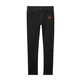 Rose Black Jean
