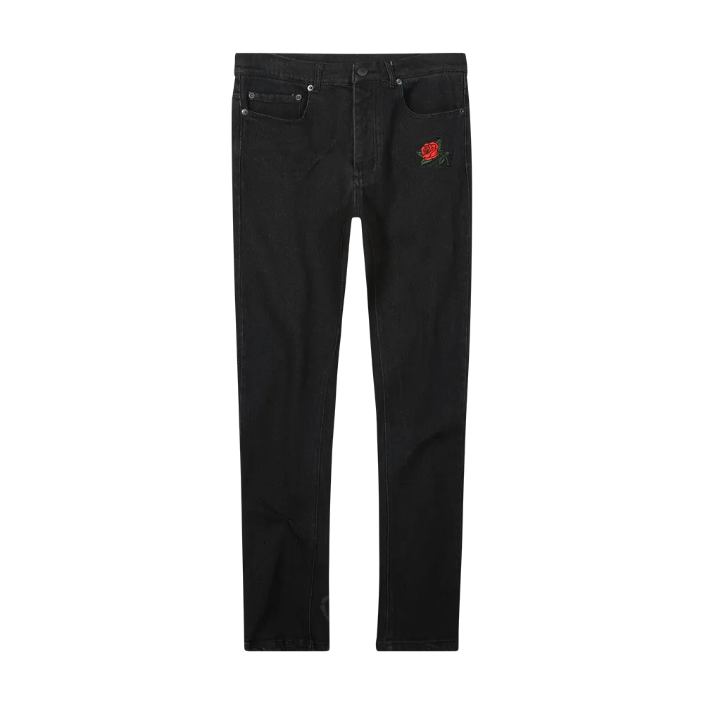 Rose Black Jean