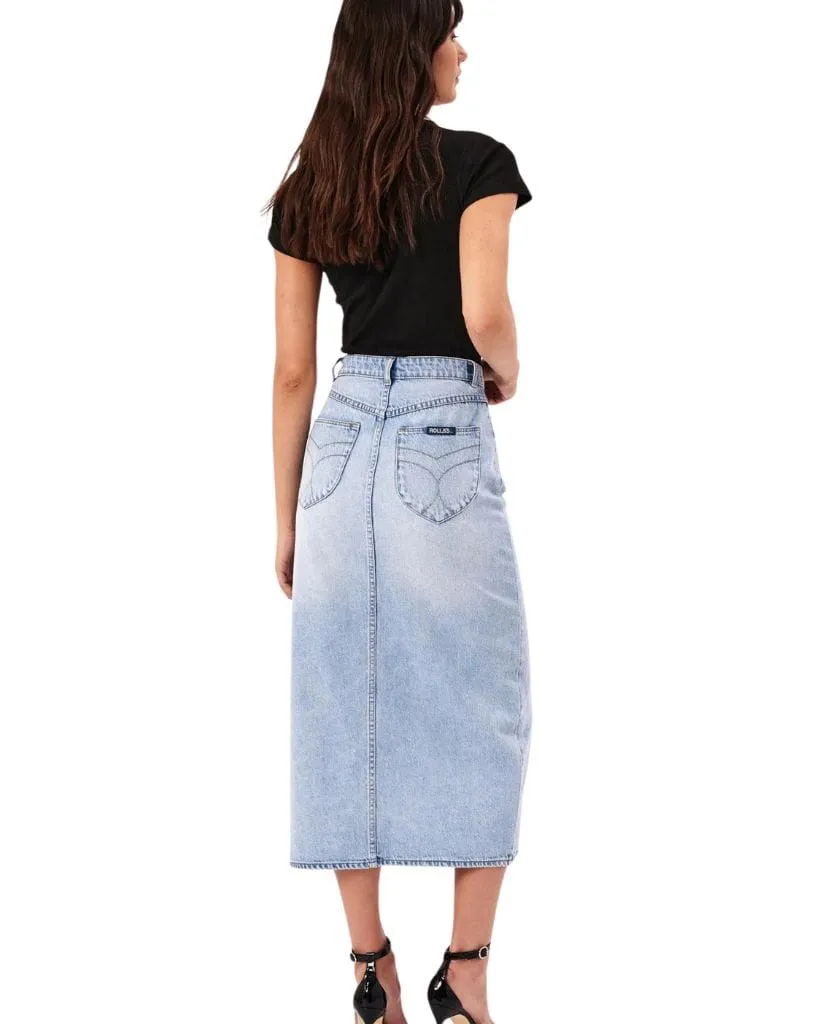 Sailor Skirt Lyocell Blue - Light Vintage Blue