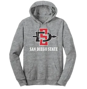San Diego State University Hooded Sweatshirt - Gray
