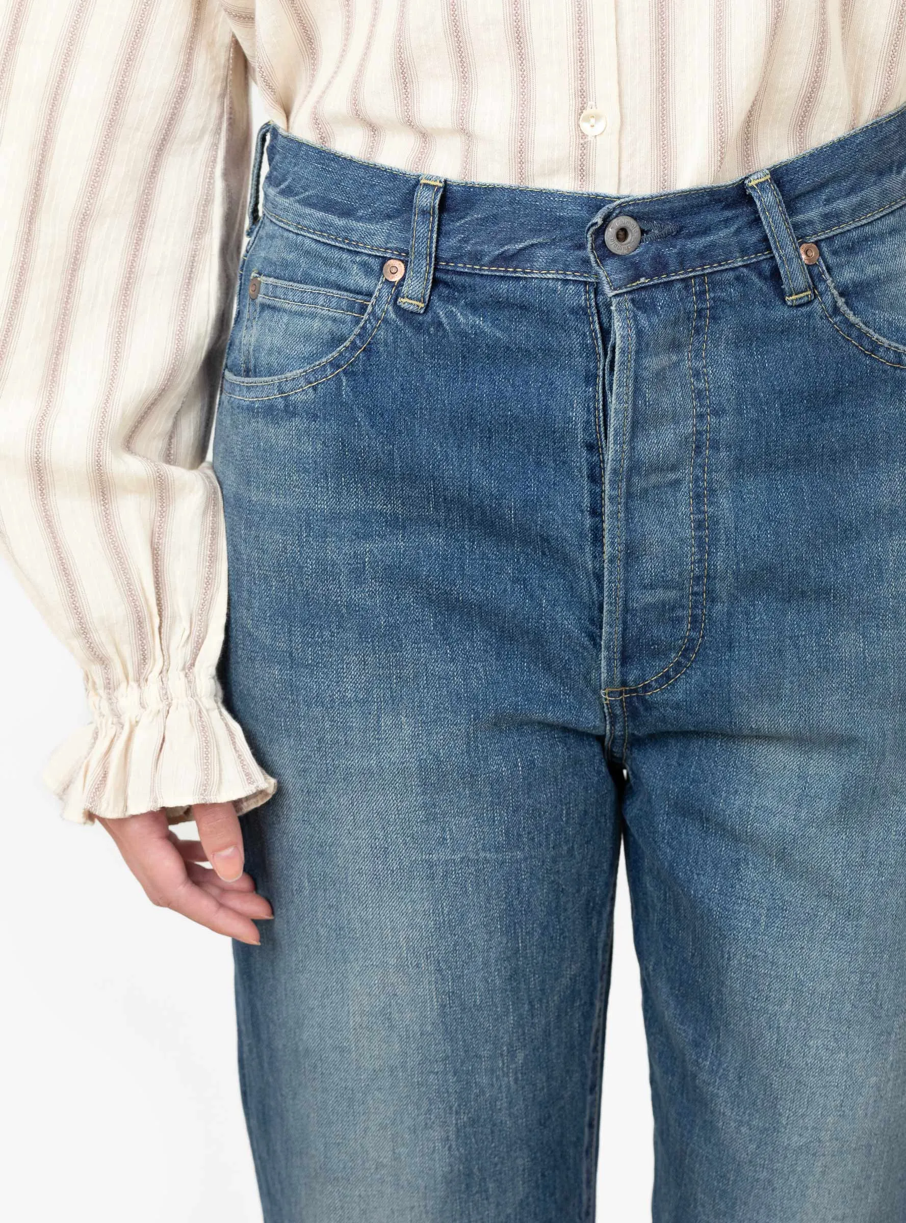 Selvedge Denim Monroe Cut Medium Wash