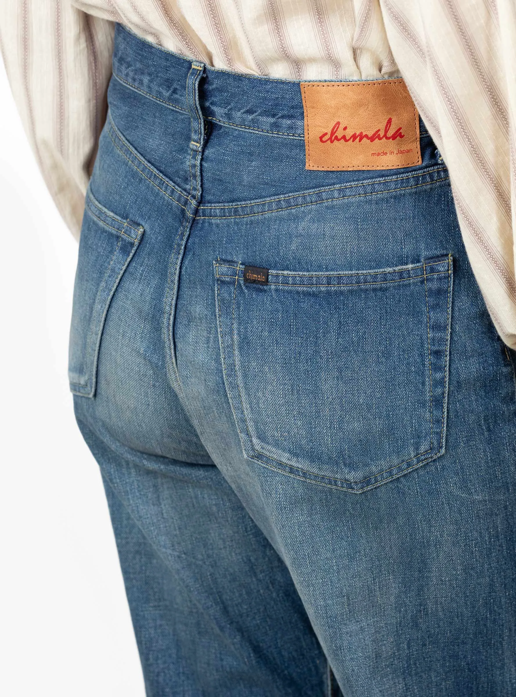 Selvedge Denim Monroe Cut Medium Wash