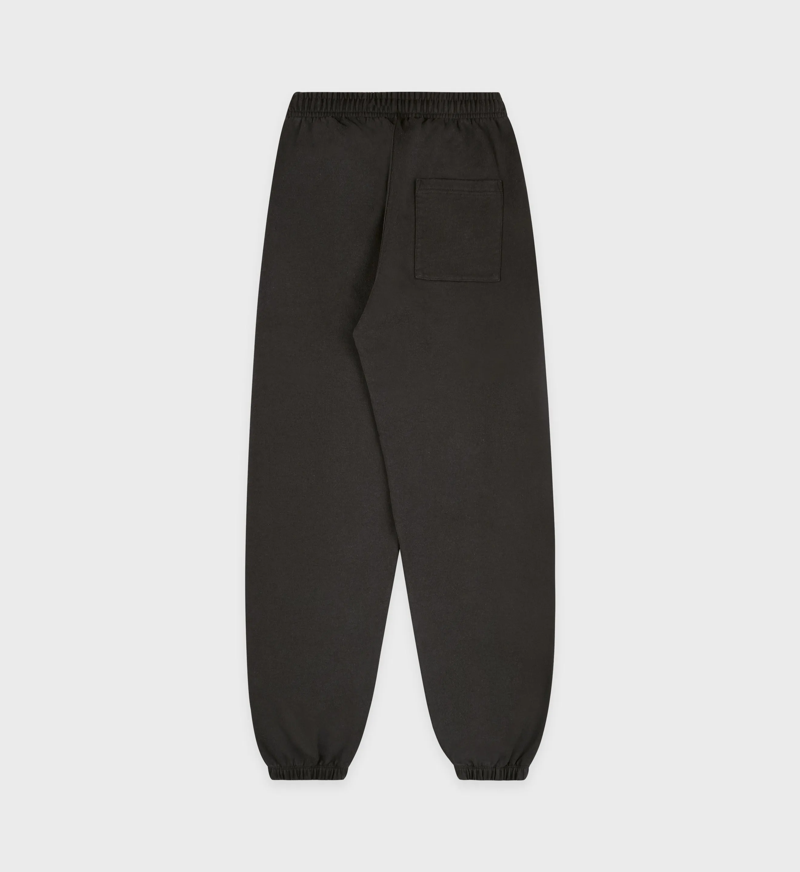 Serif Logo Sweatpant - Faded Black/White
