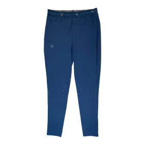 Shires Aubrion 'Dutton' Riding Tights in Light Blue - Women's XL