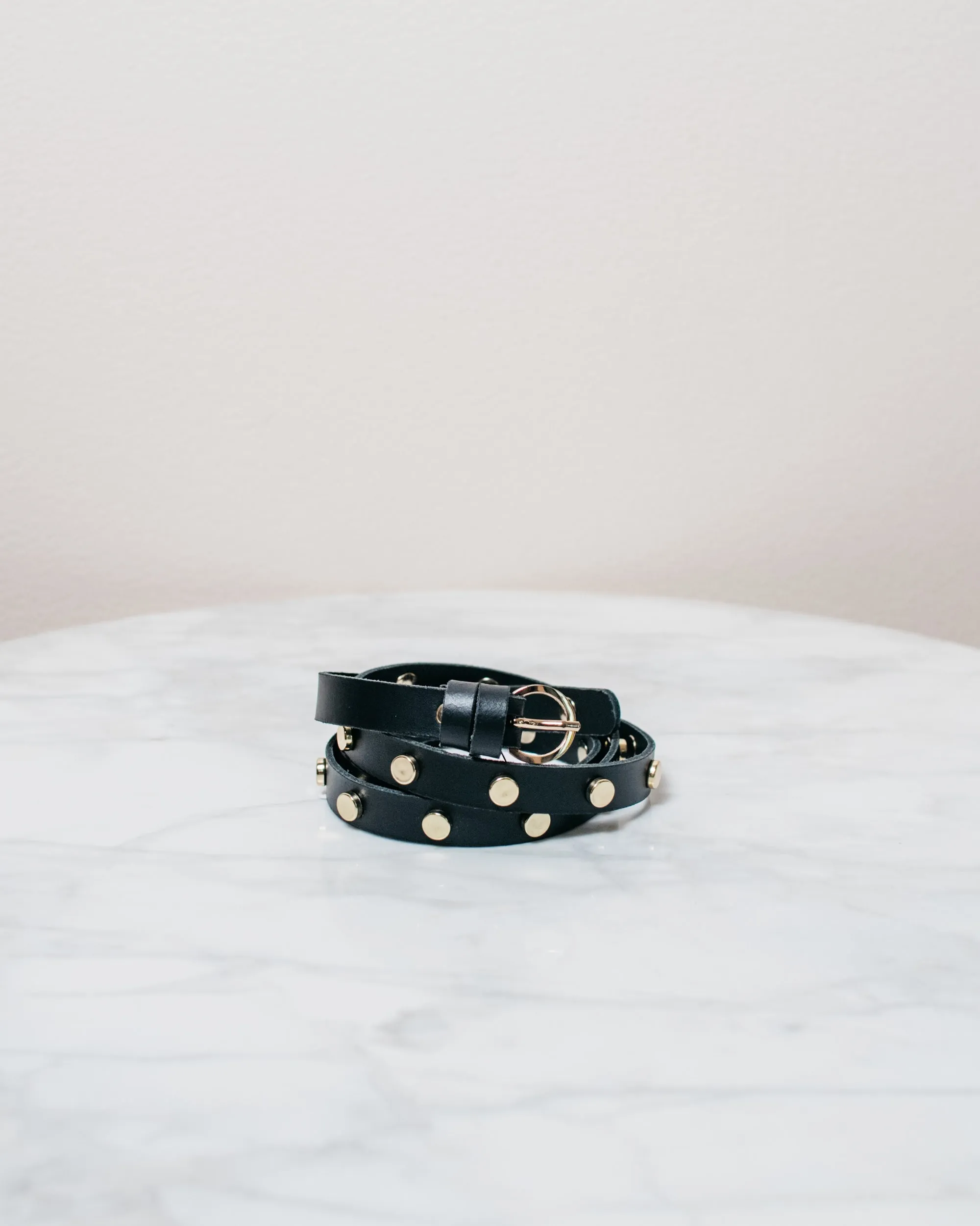 Skinny Studded Belt