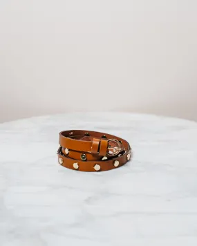 Skinny Studded Belt
