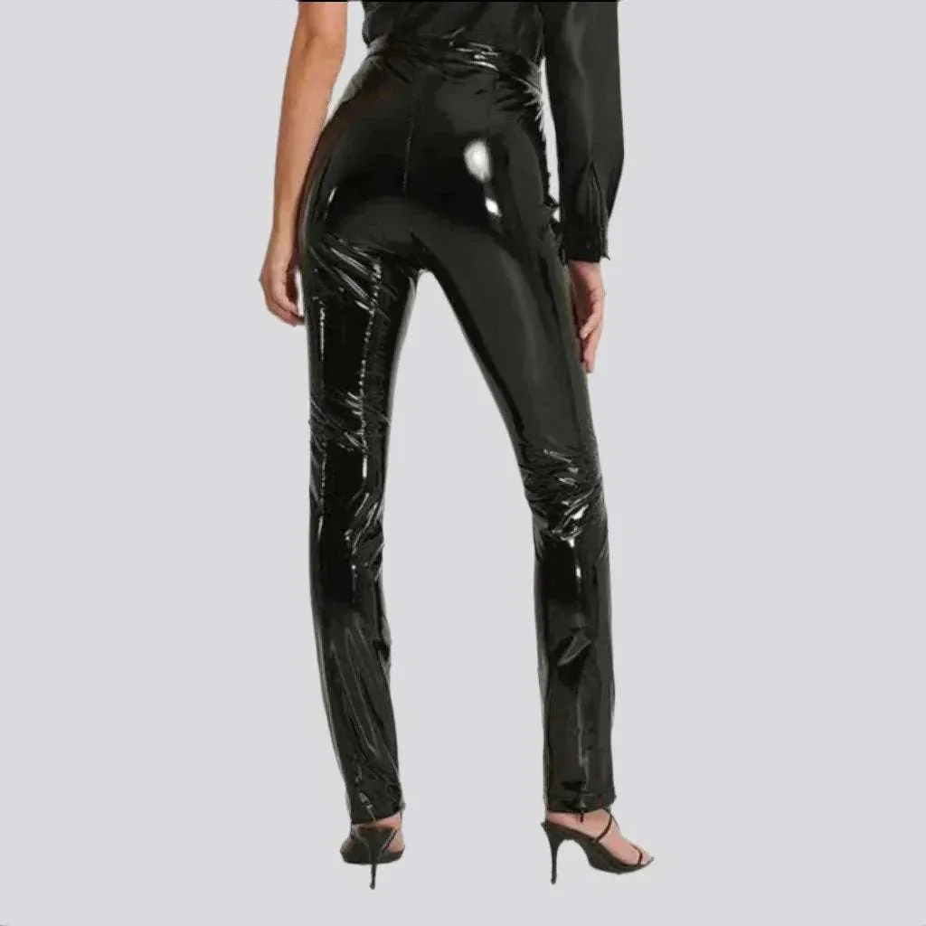 Skinny wax women's denim pants