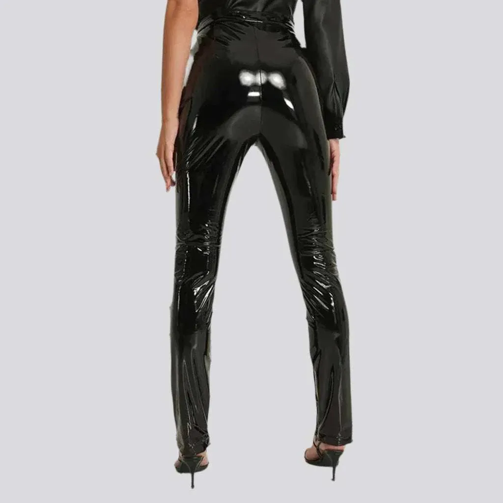 Skinny wax women's denim pants