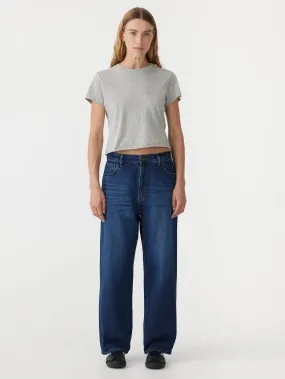 slouch straight jean
