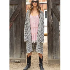 Soft Berber Knit Cardigan Sweater