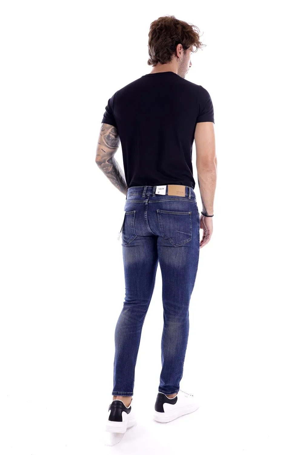 Solid Pantalone Jeans Da Uomo