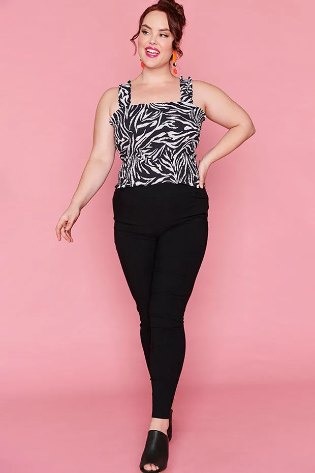 Sophie Zebra Top