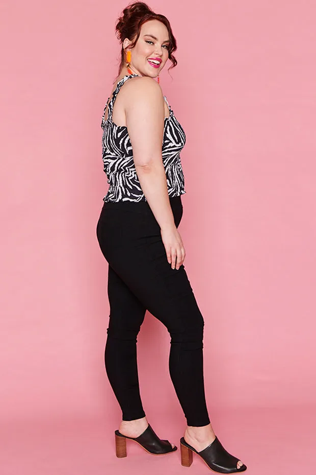 Sophie Zebra Top