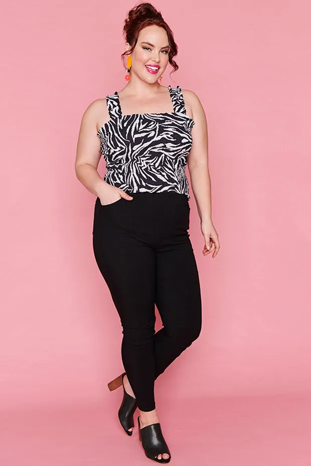 Sophie Zebra Top