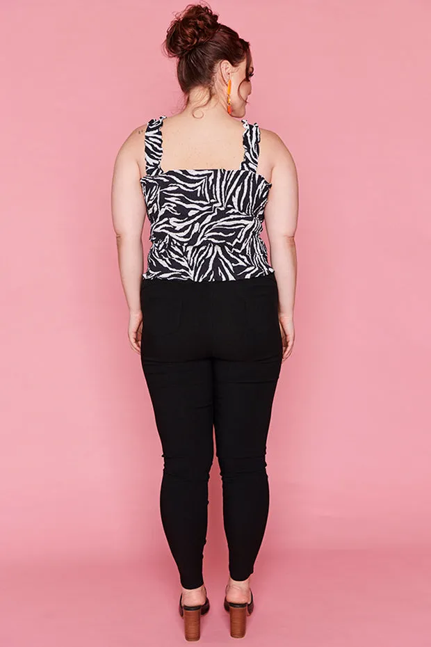 Sophie Zebra Top