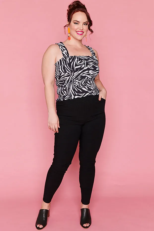Sophie Zebra Top