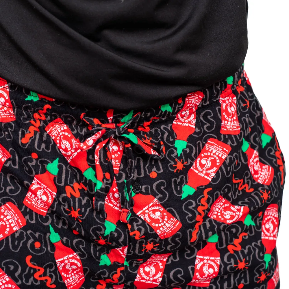 Sriracha Bottle Splatter Lounge Pants and Sleepwear