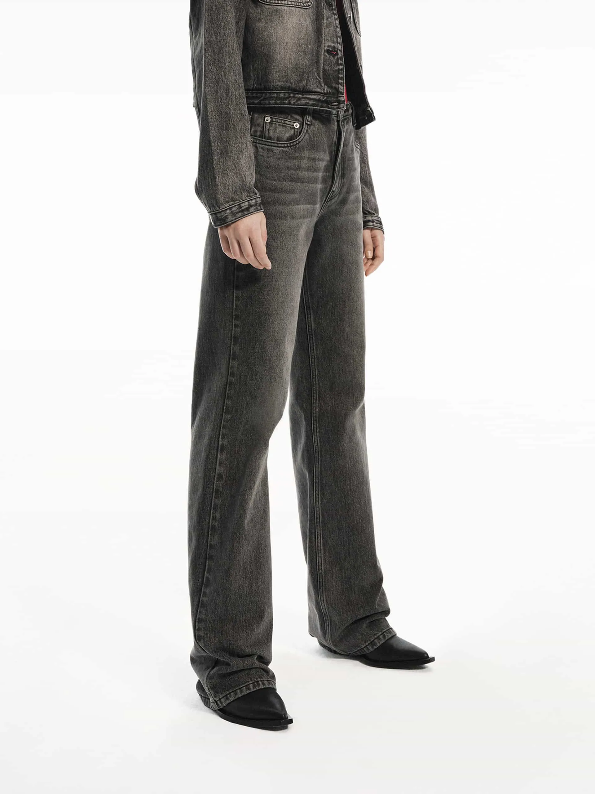 Straight Denim Jeans