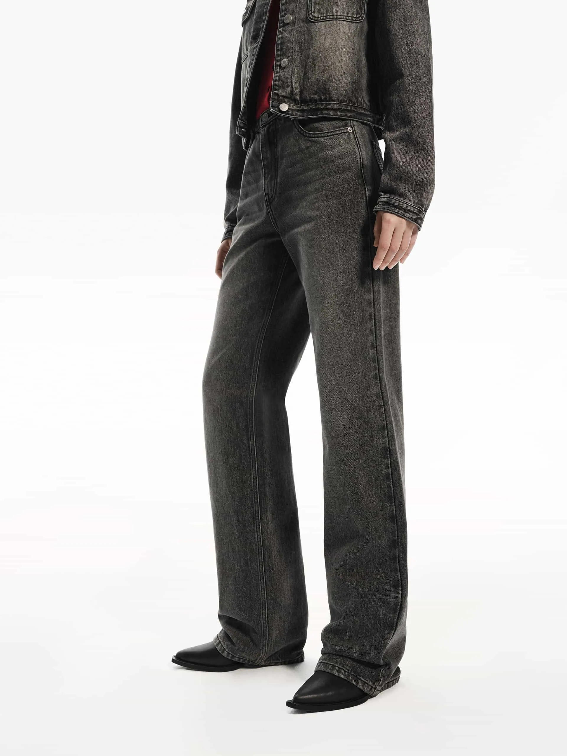 Straight Denim Jeans