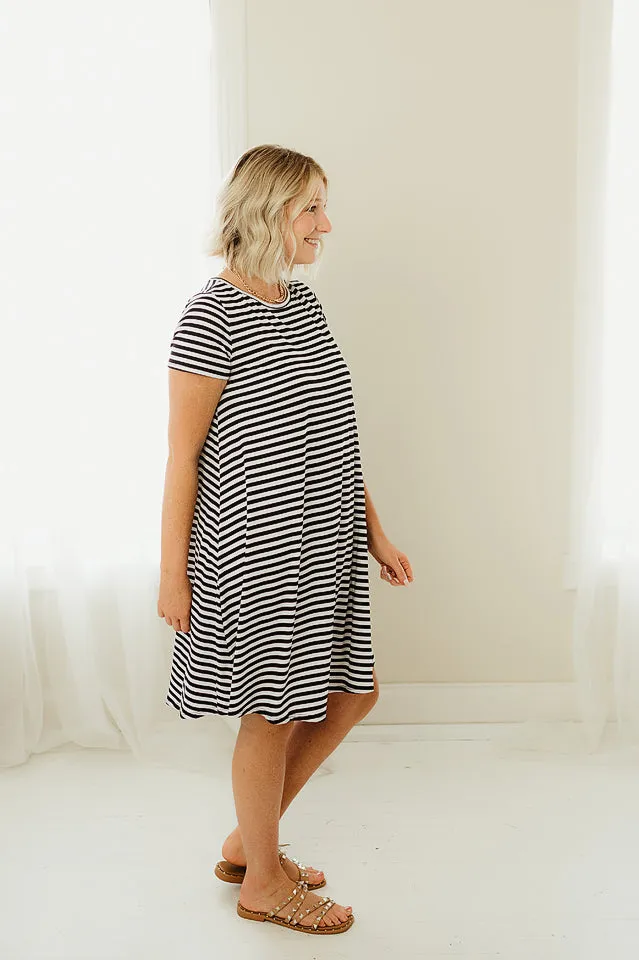 Striped Swing Dress