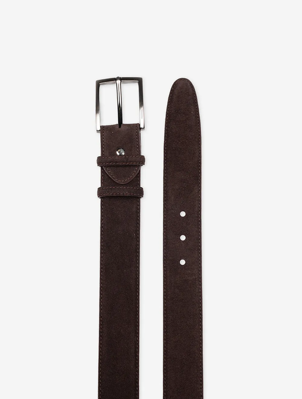 Suede Belt Chocolate