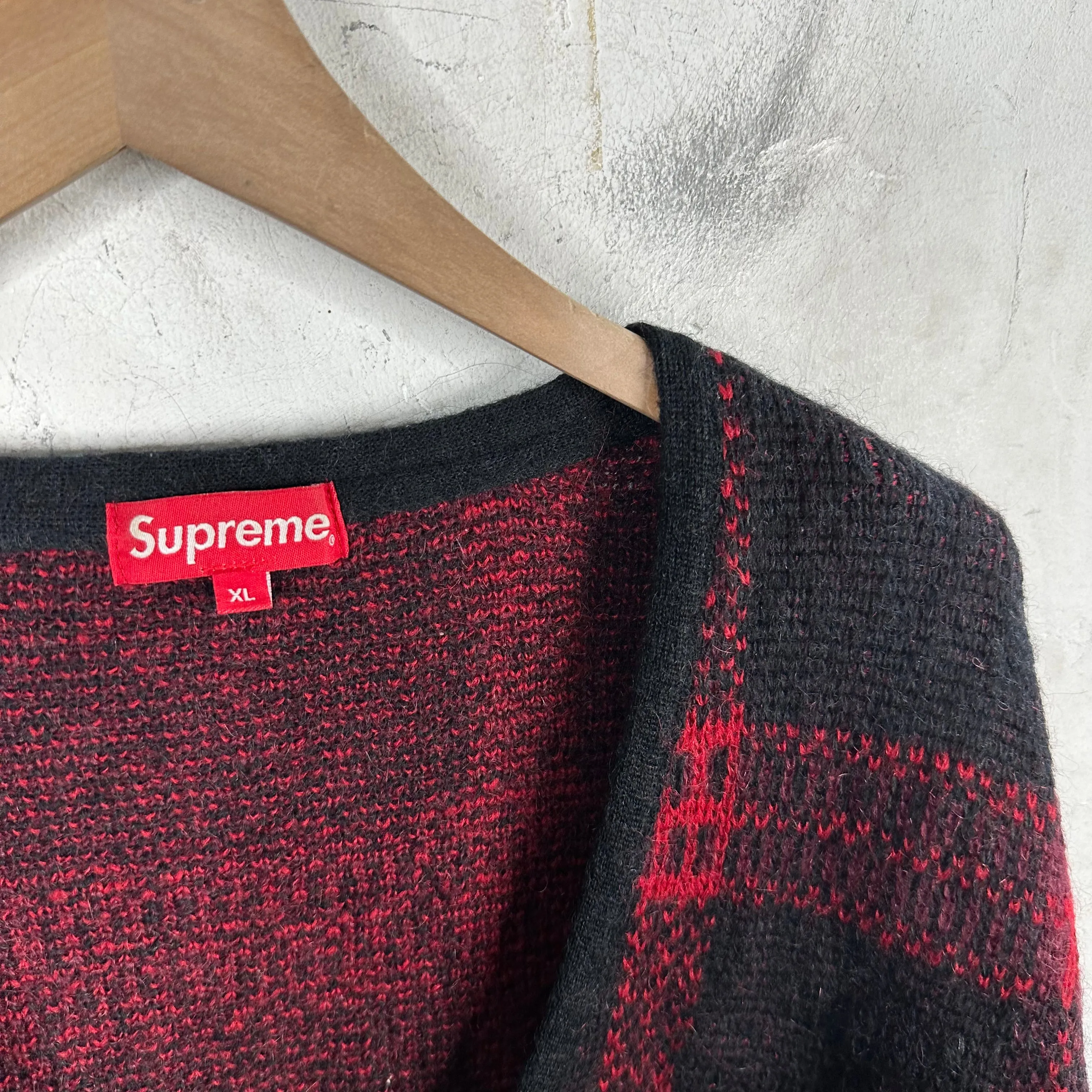 Supreme 14’ Knit Red Cardigan