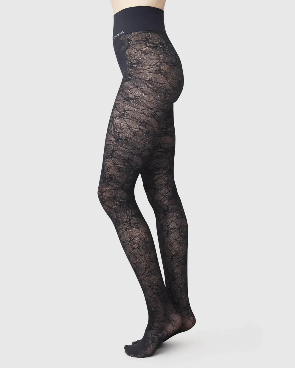 Swedish Stockings Alba Ginko Tights | Black