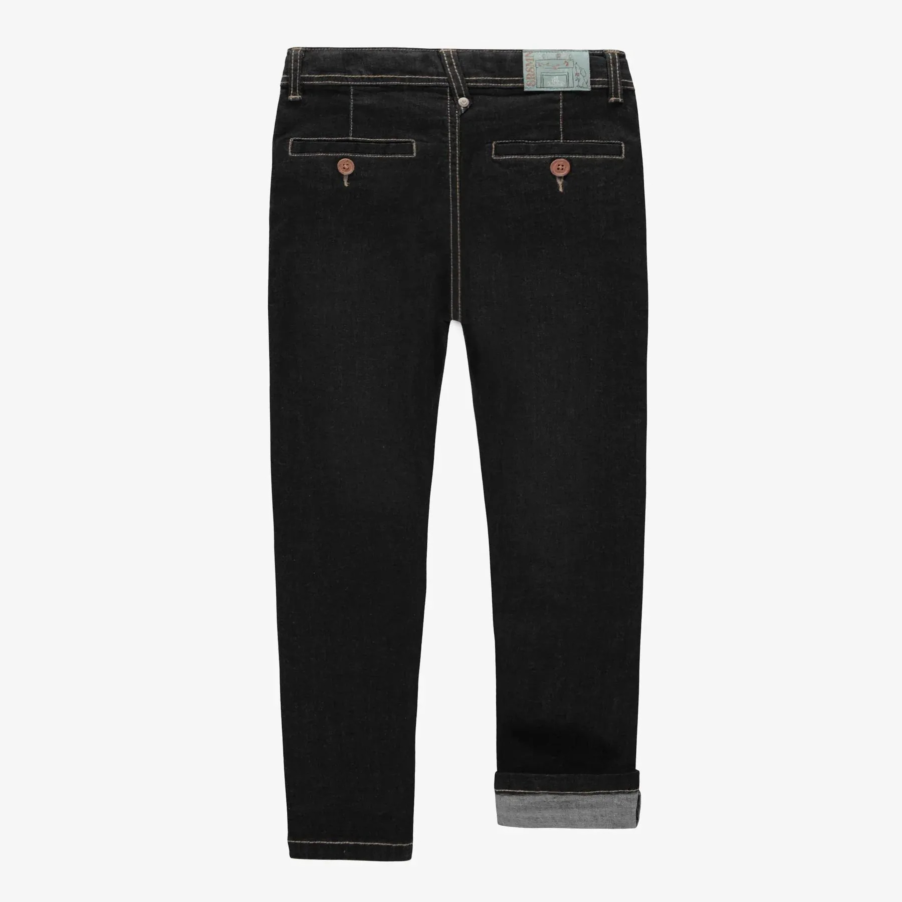 The Jamie Black Soft Slim-Fit Denim - KIDS