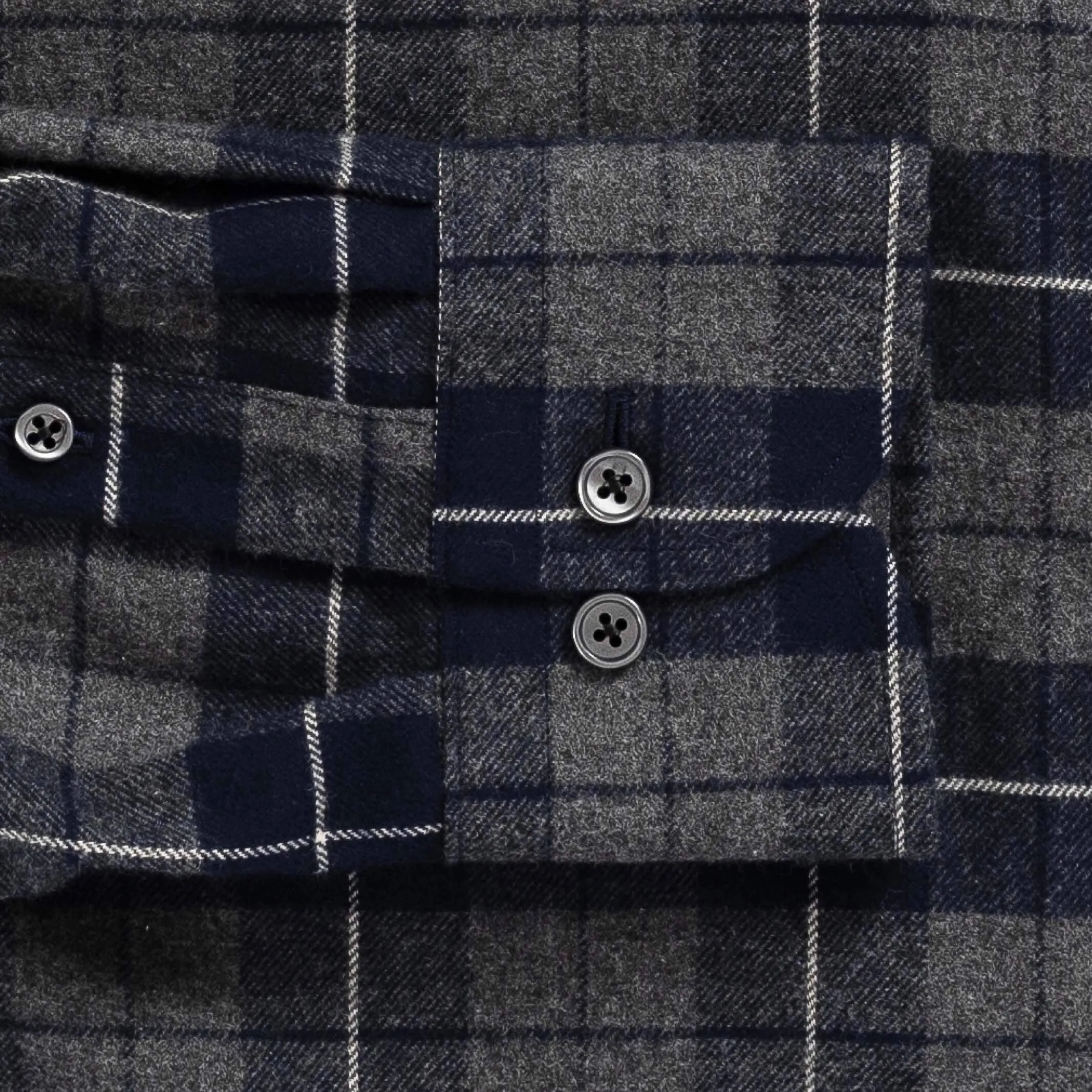 The Smoke Navy Arnold Flannel Custom Shirt