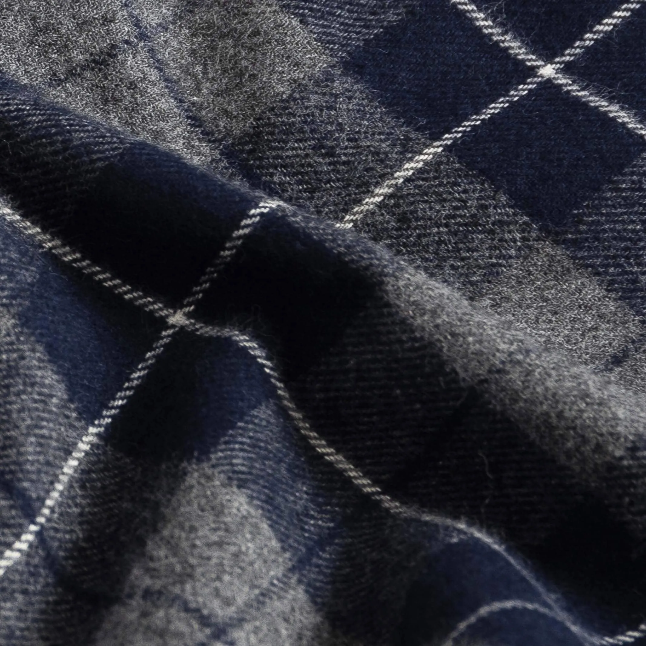 The Smoke Navy Arnold Flannel Custom Shirt