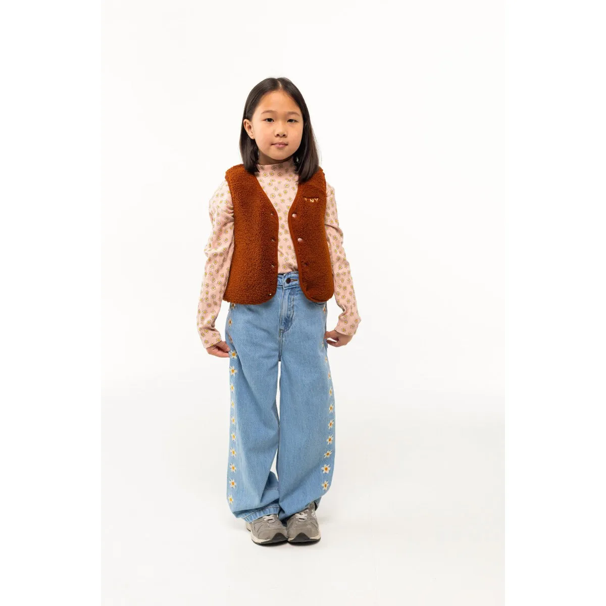 Tiny Cottons - Daisies straight jeans