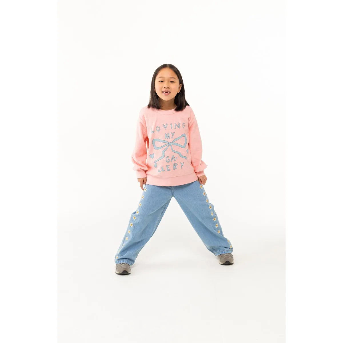 Tiny Cottons - Daisies straight jeans