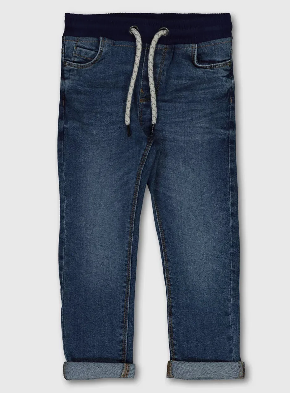 Tu Blue Midwash Denim Baby Boys Jeans