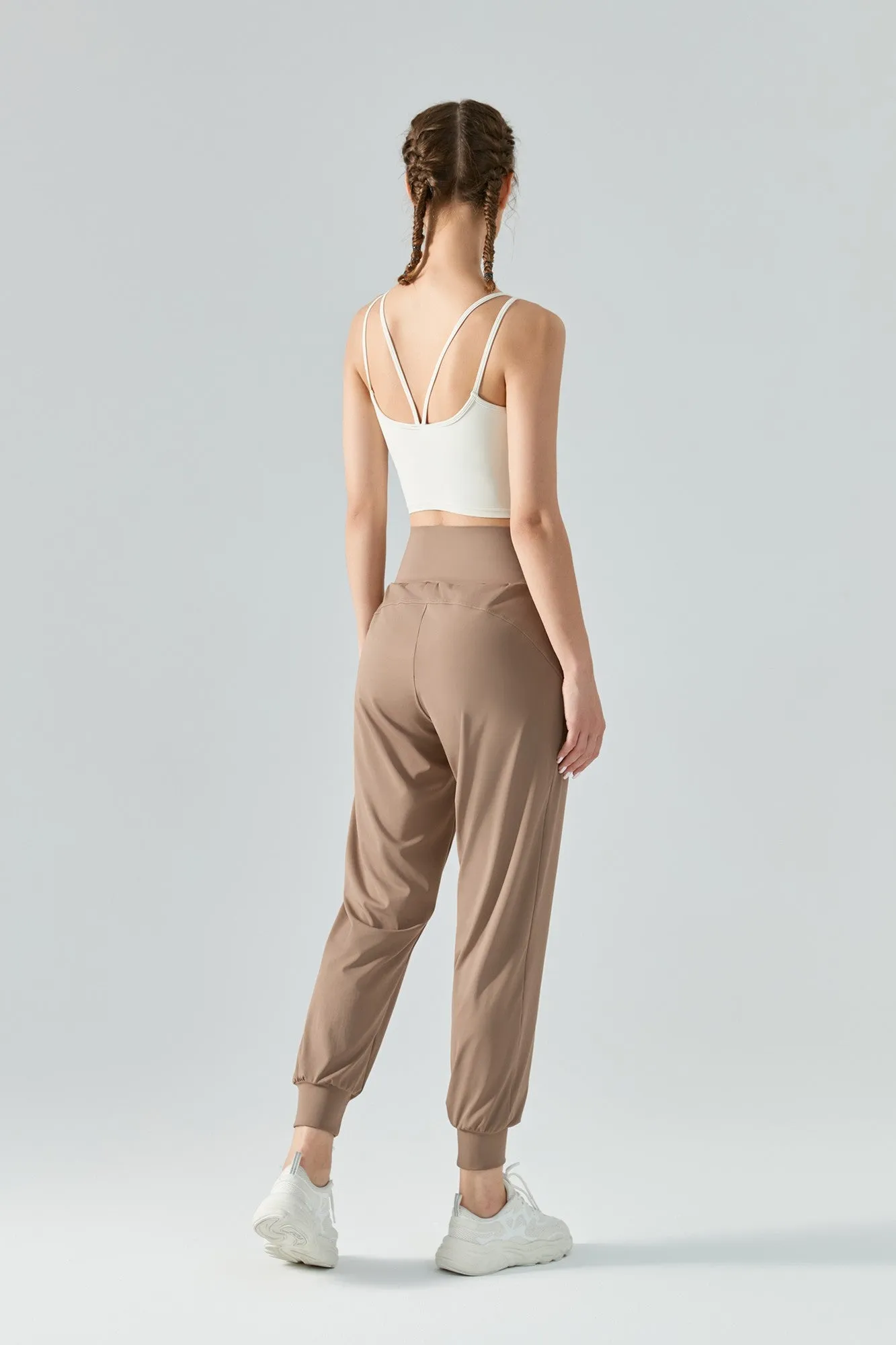 Tummy Control Tapered Pants