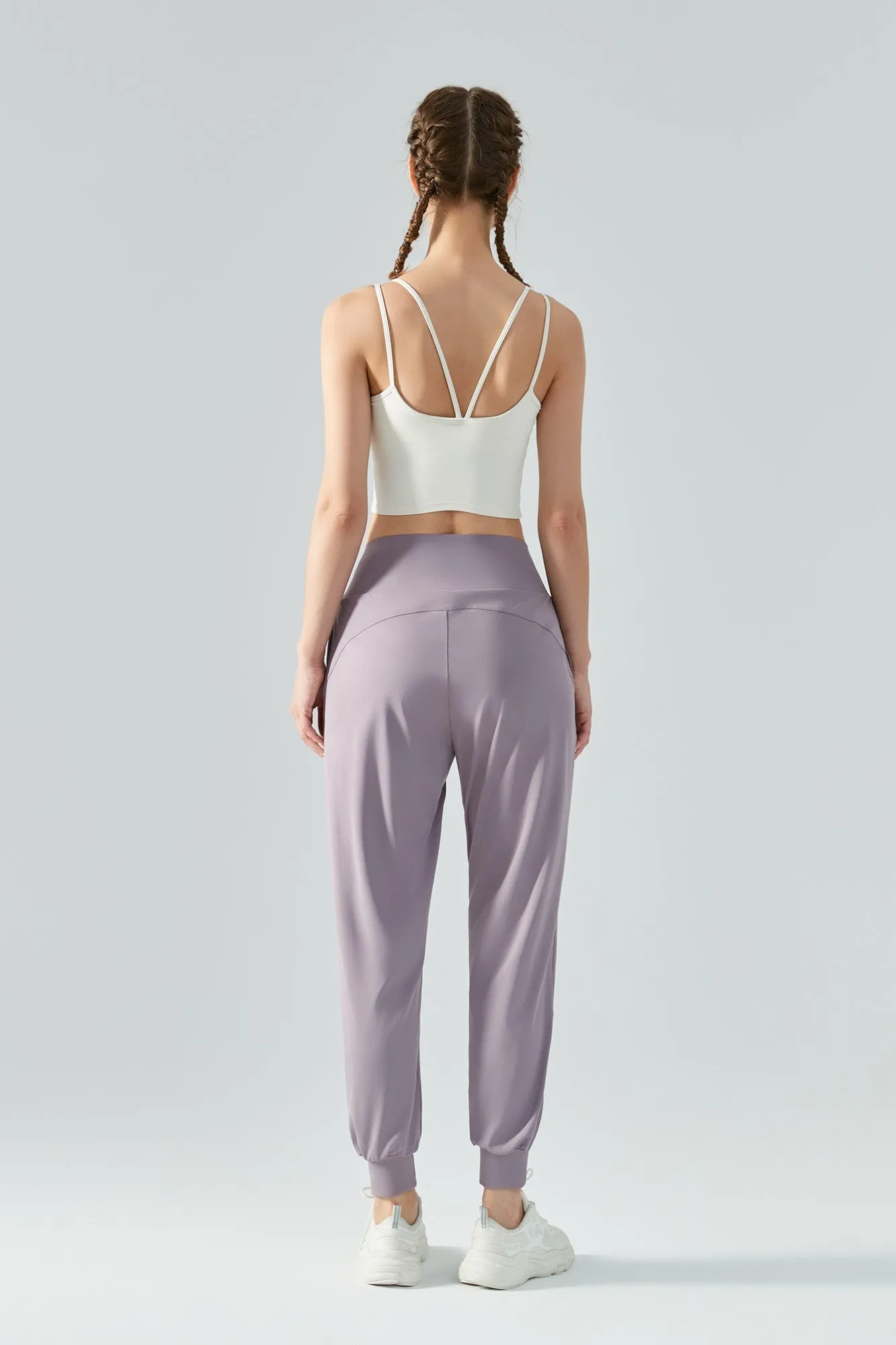 Tummy Control Tapered Pants