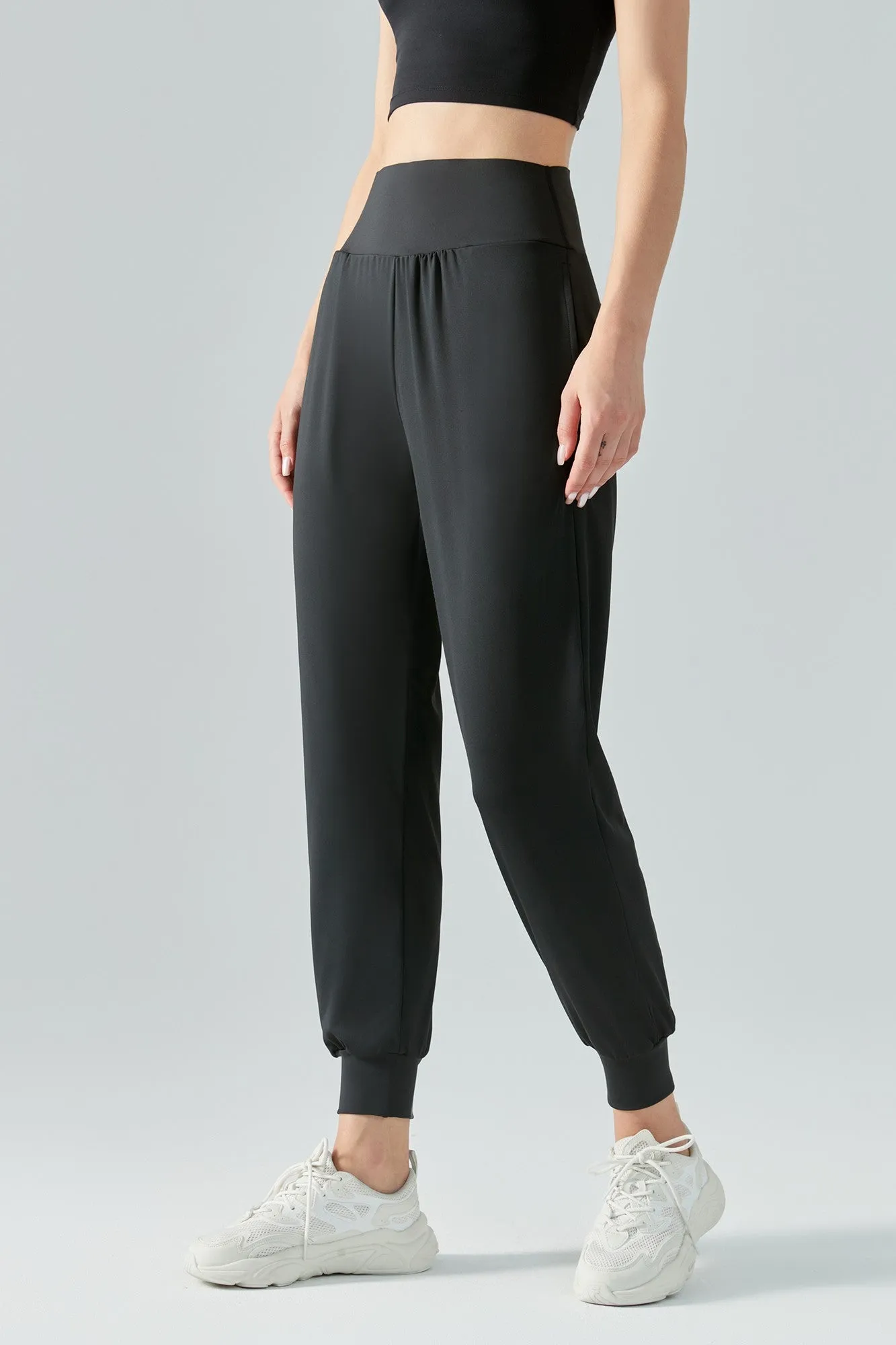 Tummy Control Tapered Pants