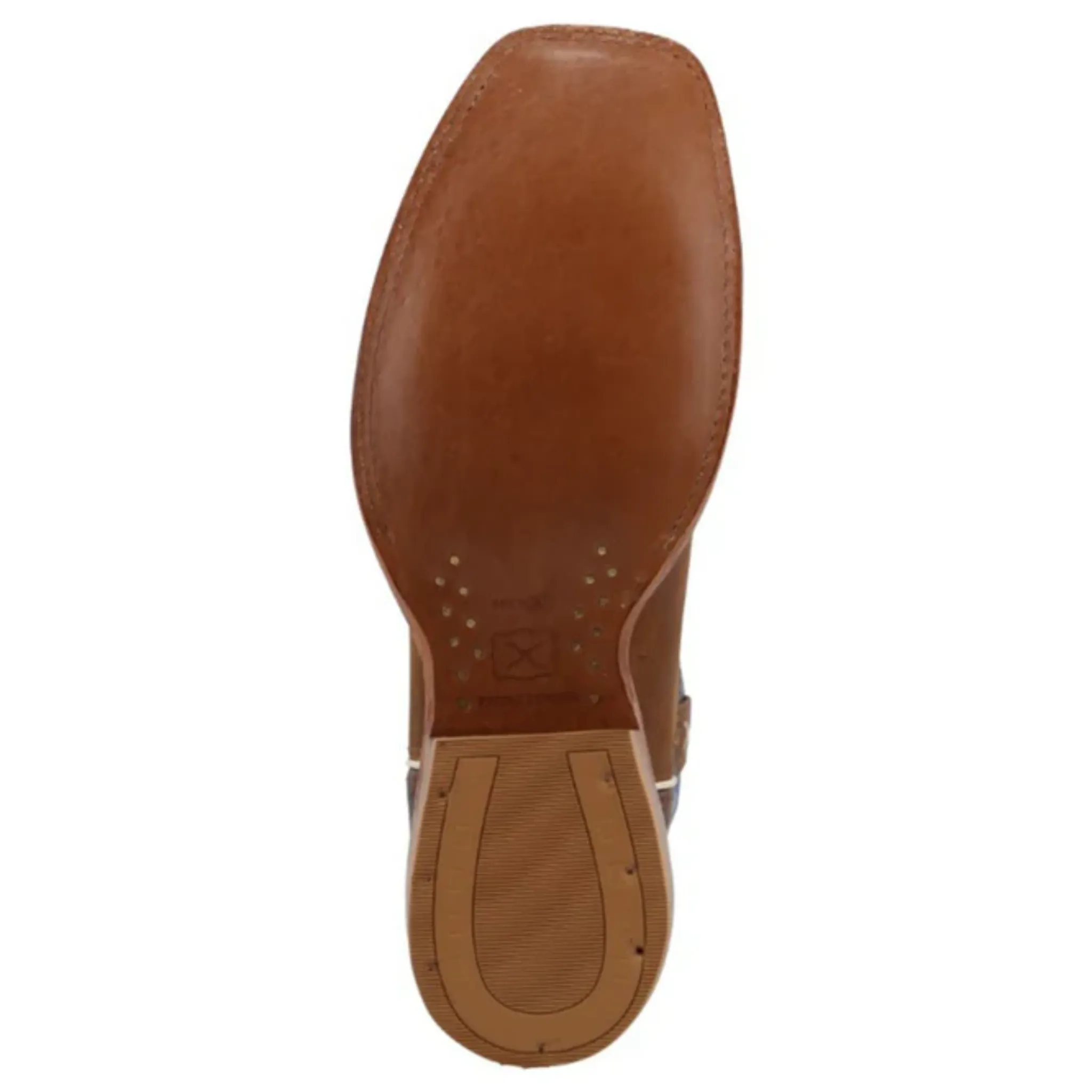 TWISTED X MEN'S 11" TECH COCOA AND DENIM WESTERN BOOTS - MXTL006