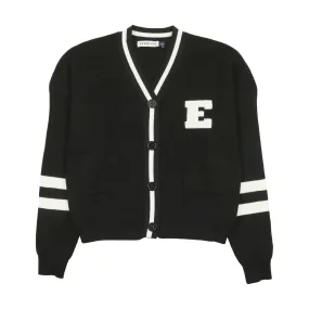 Urban Edge Black Varsity Cardigan Urban Edge Black Varsity Cardigan