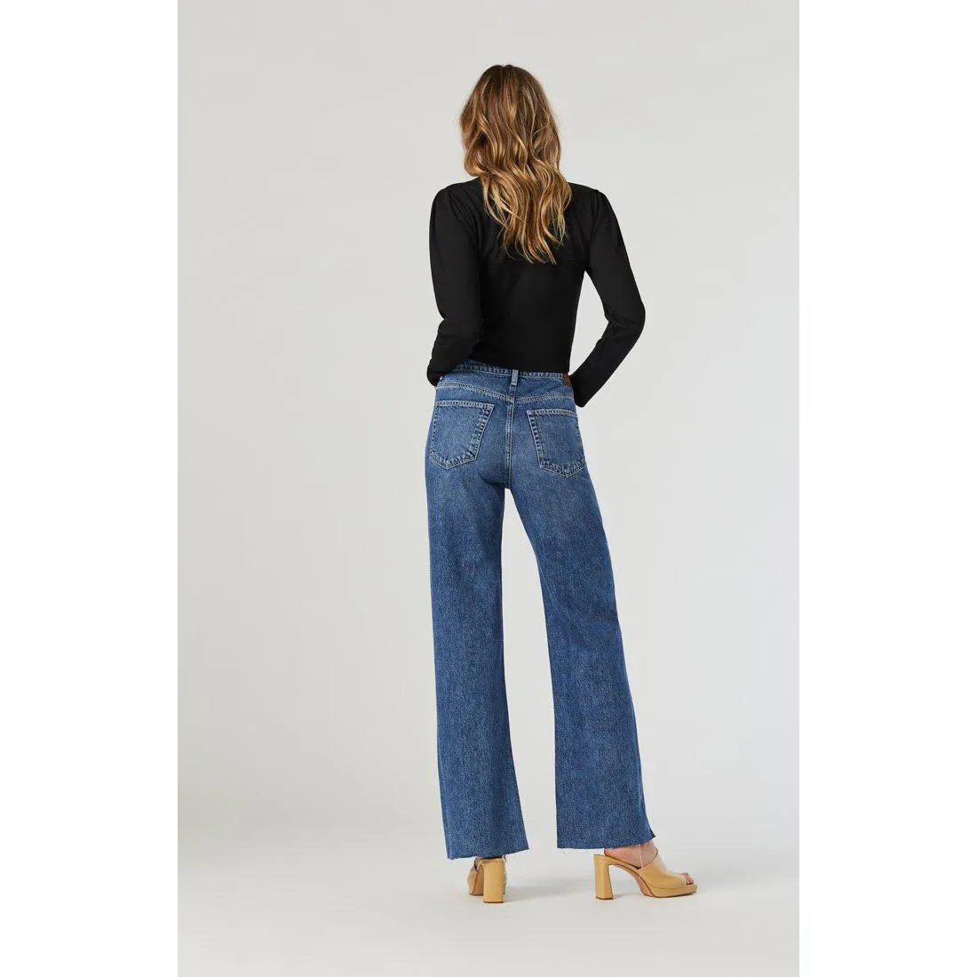 VICTORIA MID BRUSHED ORGANIC BLUE