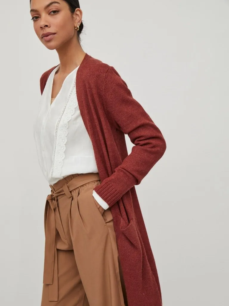 Vila Viril - Lang cardigan