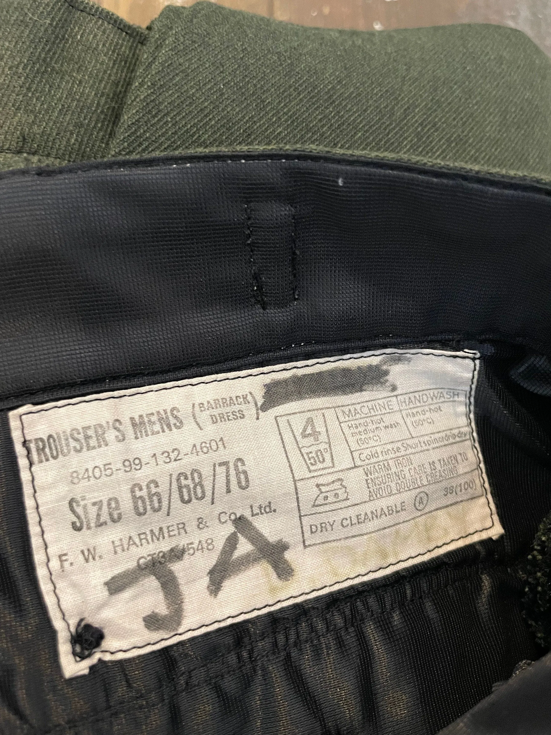Vintage High Waist British Suit Pants